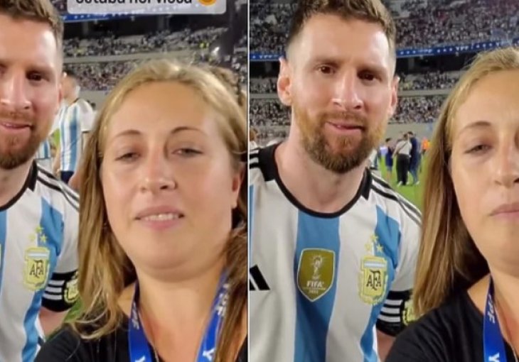 Navijačica željela selfie s Messijem, ali je umjesto toga nastao urnebesan video