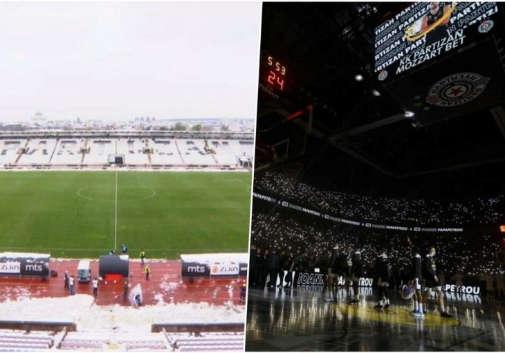 BRUKA I PONOS - KAO DVA RAZLIČITA UNIVERZUMA!: Stadion u Humskoj sramotno prazan, dok Evropa bruji o nestvarnim scenama iz Arene!