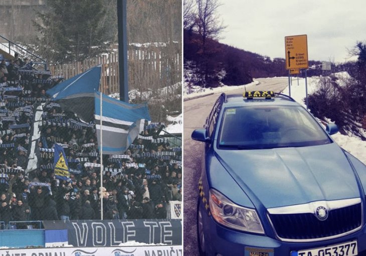 Od računa za taksi će da boli glava, ali ovaj navijač Željezničara može mnogima poslužiti za primjer!