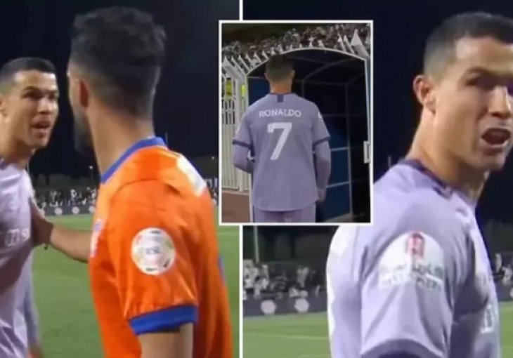 Cristiano Ronaldo potpuno izgubio živce, nakon utakmice dobacivao protivničkom igraču