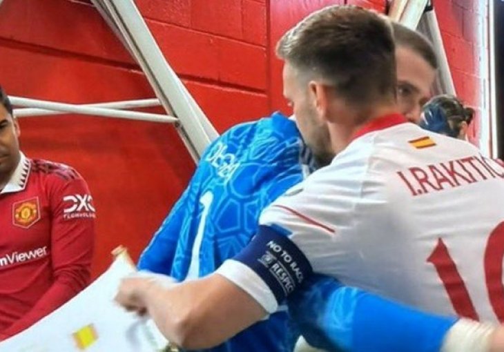 CASEMIRO JE VIDIO DA DE GEA GRLI RAKITIĆA: Njegova reakcija postala je viralni hit!