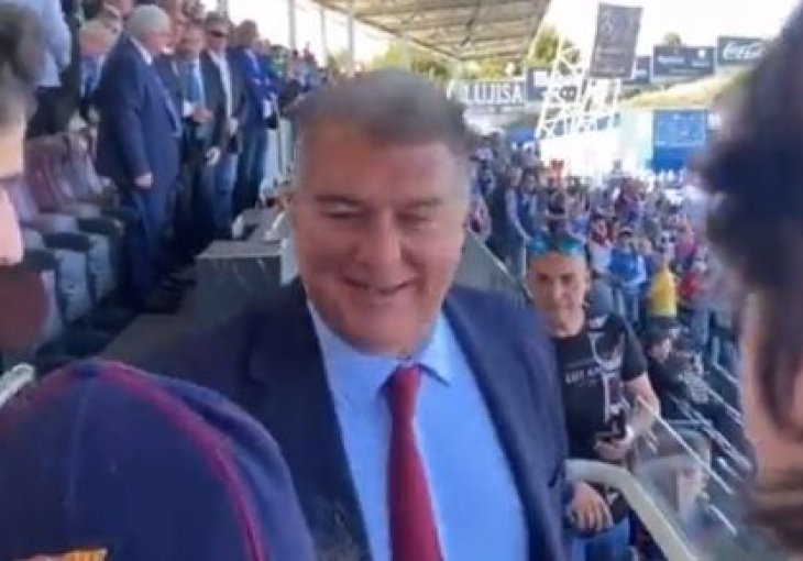 ŠPANIJA NA NOGAMA: Navijač pitao Laportu vraća li se Messi u Barcelonu, pa ostao šokiran kada je čuo odgovor