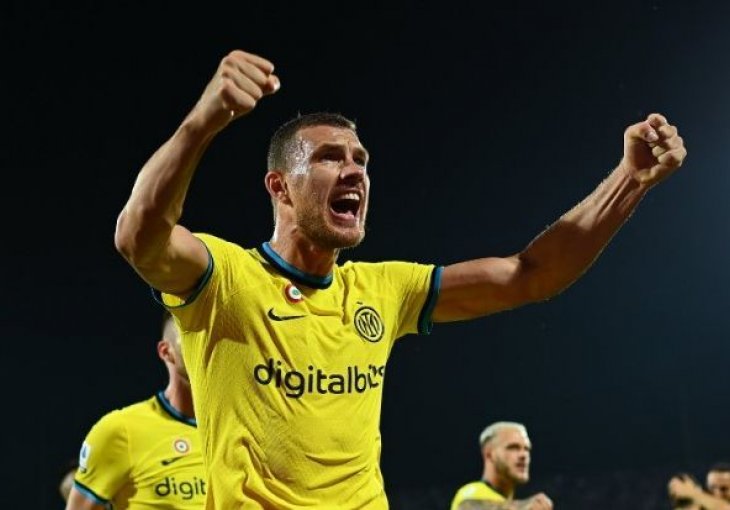 FUDBALSKA ELITA Džeko u društvu Mesija, Ronalda, Ibrahimovića