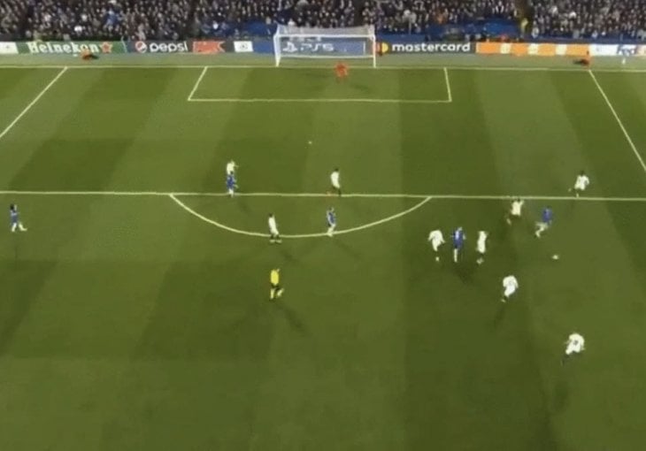 Stamford Bridge počeo da slavi, a onda se ukazao Courtois s odbranom sezone!