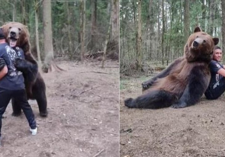 NEMA JAČEG PROTIVNIKA MMA borac objavio snimak borbe s medvjedom: Najjači partner na treningu, pobijedio me 2:1