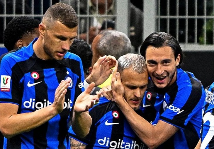 SVE JE „ZAKUHAO“ EDIN DŽEKO: Pogledajte kako je Inter slavio protiv Juventusa i plasirao se u finale Kupa Italije