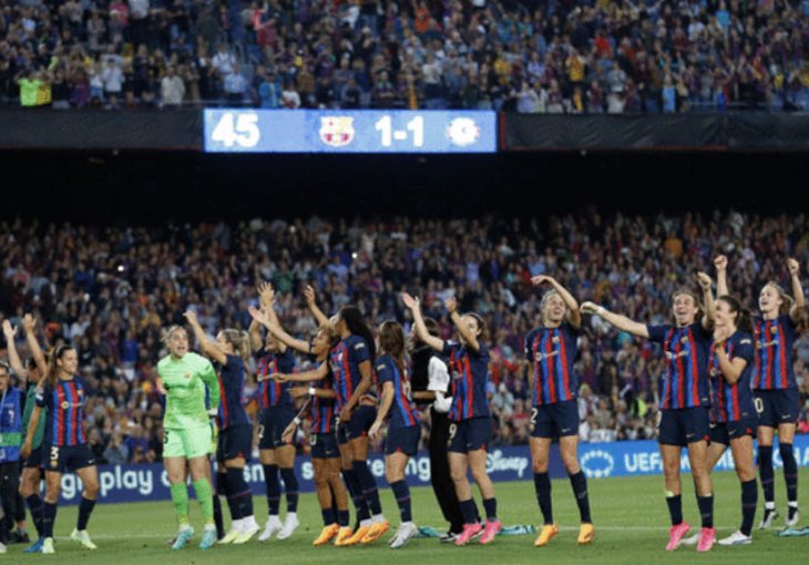 Nogometašice Barcelone pred 72.000 navijača ušle u treće finale Lige prvakinja u nizu!