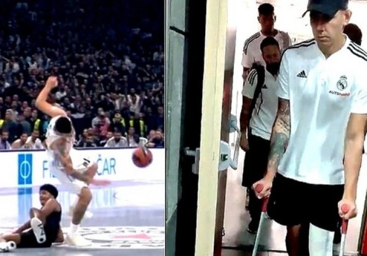 Realova zvijezda na štakama napustila Beograd, plakao je od bola usred utakmice