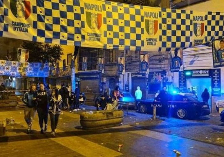Slavlje u Napulju preraslo u tragediju: Jedan ubijen, preko 200 povrijeđenih