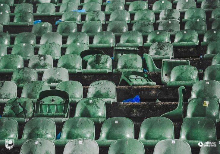 FK Sarajevo nakon derbija traži nadoknadu štete nastalu na južnoj tribini Koševa