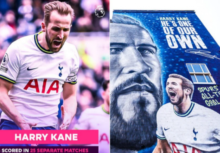 POČAST Kane dobio mural pa ga proslavio veličanstvenim golom za rekord Premiershipa
