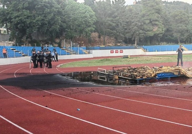 Škripari načinili veliku štetu na stadionu u Trebinju, procjenjuje se na više od 10.000 KM