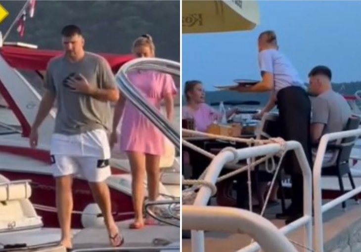 Dončić na odmoru s djevojkom u Hrvatskoj: Pristali su s jahtom pa večerali u jednom restoranu!