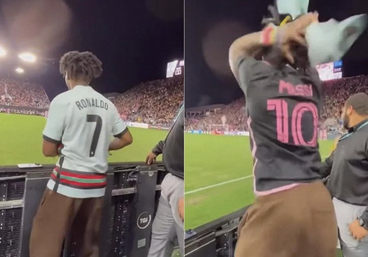Ljubio je stopala Ronaldu, došao je u dresu i provocirao Messija, a sinoć se naklonio Argentincu!
