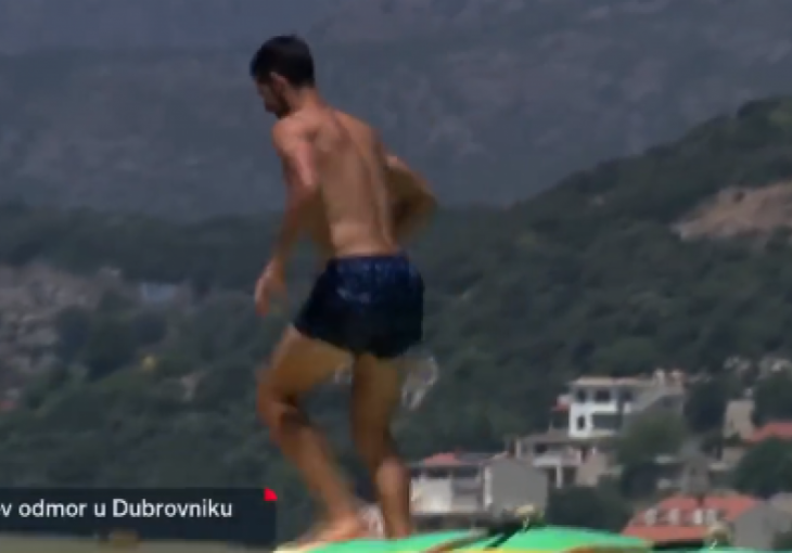 SRBIN UŽIVA U LJEPOTAMA HRVATSKE: Novak Đoković snimljen u Dubrovniku, njegov zahtjev iznenadio sve na plaži