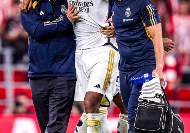 MUK MEĐU KRALJEVIMA, ZAR JE MOGUĆE DA SE I OVO DEŠAVA? Velika zvijezda Real Madrida u suzama napustila teren, stradalo je koljeno...