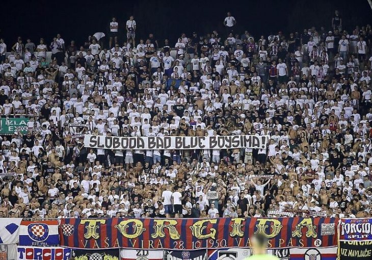 Torcida poslala poruku podrške BBB, ostatak Poljuda ih izviždao!