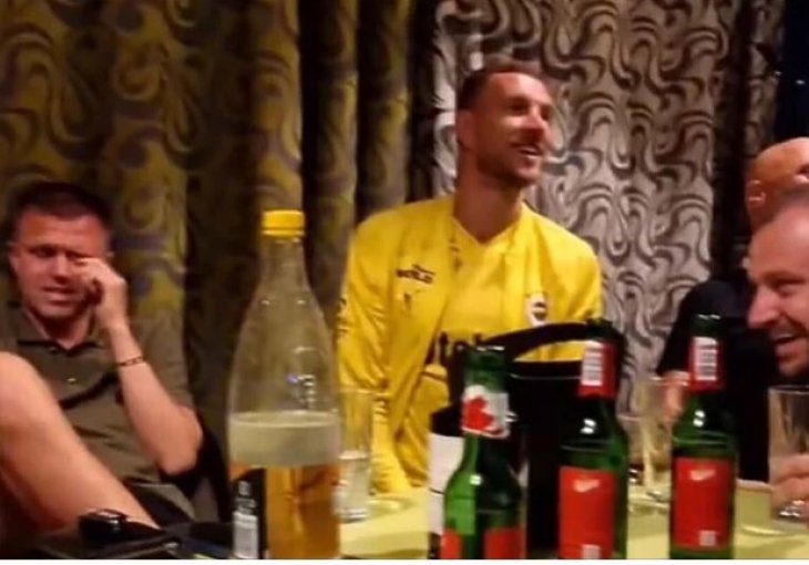 Proslava pobjede: Džeko nakon utakmice završio u  kafani sa Tadićem i Iličićem