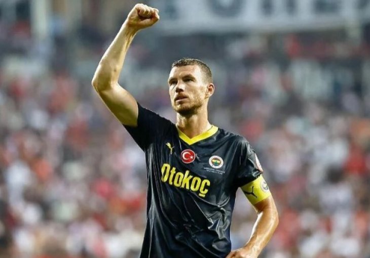 Fenerbahče na pogon Edina Džeke došao do nove pobjede i prve pozicije na tabeli