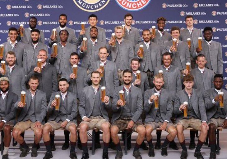 U Bayernu tradicionalno slikanje, ali ponovo ima izuzetaka: Jedan igrač ostao je principijelan