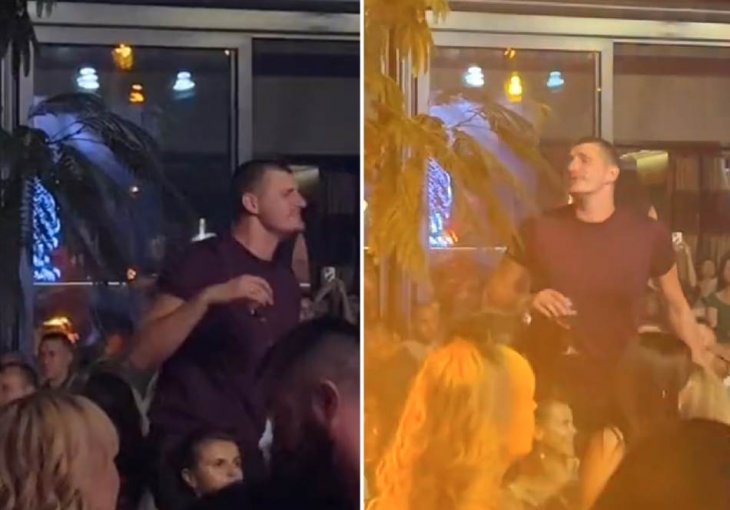 Srbija se sprema za nastup na Svjetskom prvenstvu, a on uživa: Snimak Nikole Jokića širi se društvenim mrežama VIDEO