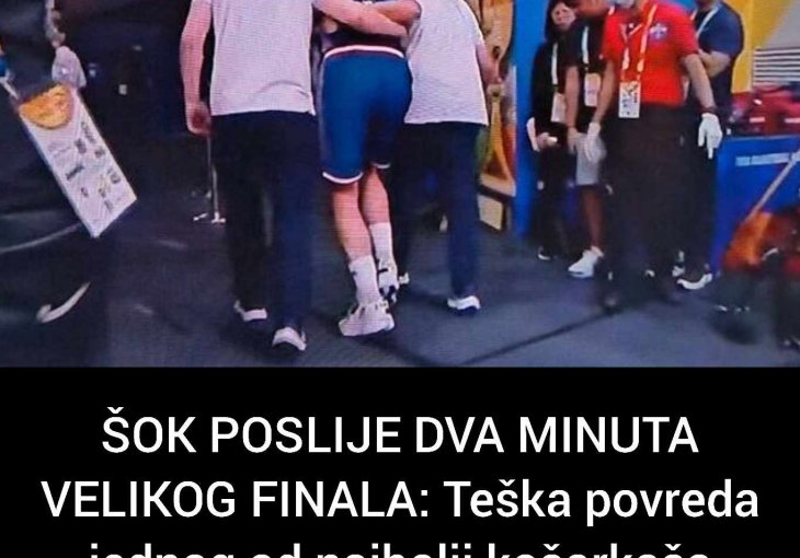 OGROMAN PROBLEM: Teška povreda jednog od najboljih košarkaša Srbije, iznesen je s terena! VIDEO