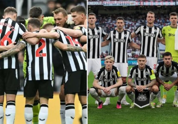 NATJERANI DA PROMIJENE DIZAJN: Newcastle zbog pravila UEFA-e izašao u drugačijoj kombinaciji