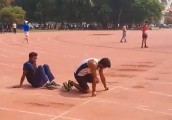 NAJSRAMNIJA TRKA U HISTORIJI ATLETIKE: Sedam takmičara pobjeglo sa staze, samo jedan ostao! Razlog je BIZARAN! 