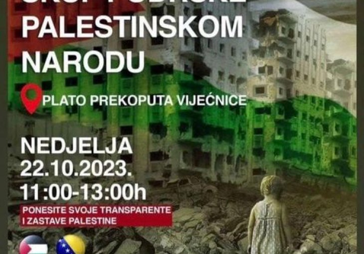 Željini navijači pozvali na sutrašnji skup podrške za Palestinu: “To je i naša stvar”