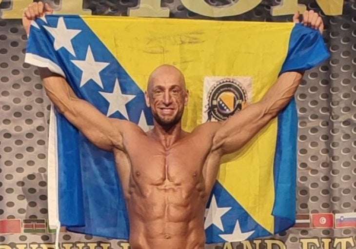 ADNAN ALAGIĆ PO DRUGI PUT POSTAO SVJETSKI PRVAK U BODYBUILDINGU I FITNESSU