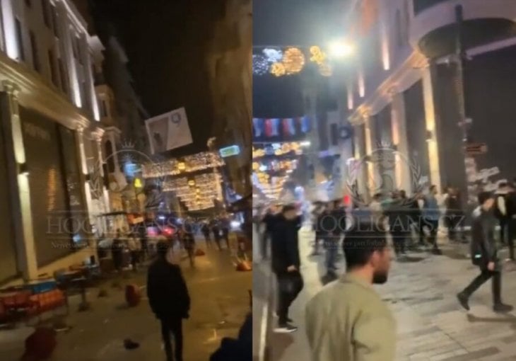 Haos pred meč Lige prvaka: Žestok sukob navijača na ulicama Turske, sijevale pesnice (VIDEO)