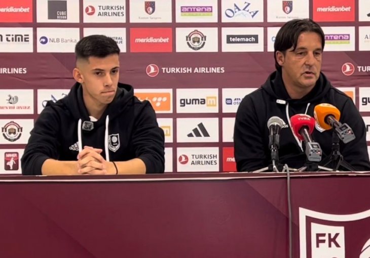 Juniori Sarajeva sutra igraju Ligu prvaka, Uščuplić: Volio bih pun stadion, da naši momci to osjete