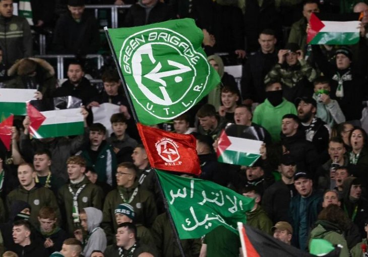 RADIKALAN POTEZ: Celtic reagovao na podršku Palestini, grupi navijača je zabranio dolazak na utakmice