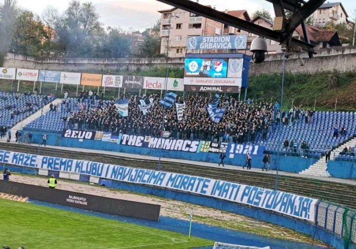 ŽESTOKO SKANDIRANJE S JUGA: Igrači Željezničara bi se trebali itekako zamisliti (VIDEO)