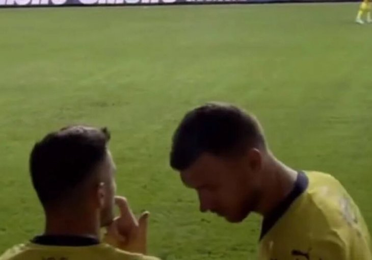 BURNO U TURSKOJ: Navijač snimio Džeku i Tadića pored klupe za rezerve, a svaki simpatizer Fenerbahčea pitao se isto 