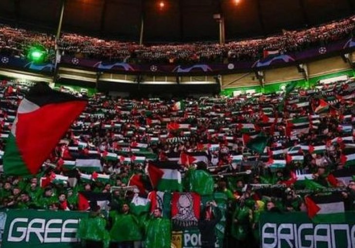 UEFA kaznila navijače Seltika zbog podrške Palestini