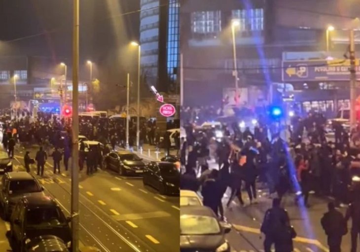 Objavljena snimka navijačkih nereda u Zagrebu: Privedene su dvije osobe, povrijeđena tri policajca