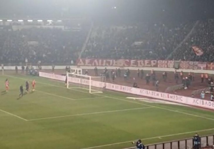 DELIJE OTJERALE FUDBALERE CRVENE ZVEZDE: Navijači nezadovoljni skandirali svojim ljubimcima samo dvije riječi
