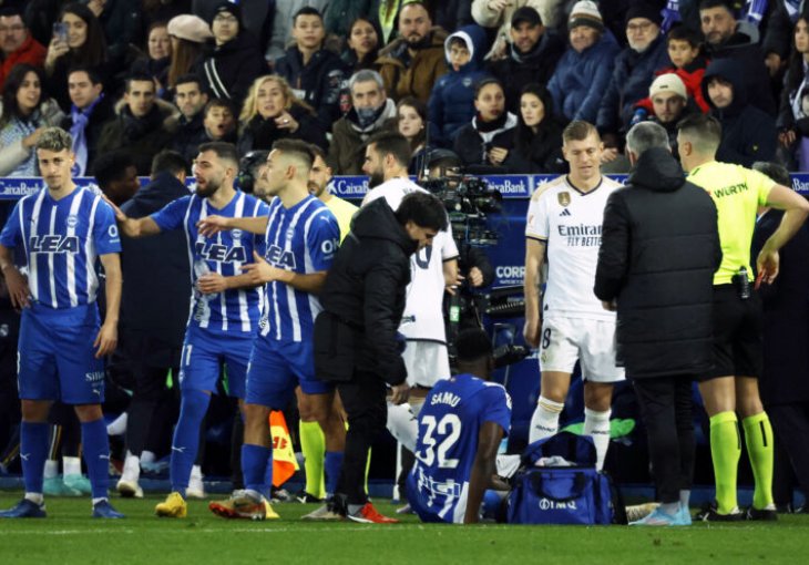 Trener Alavesa porazbijao pola klupe poslije gola Real Madrida (VIDEO)