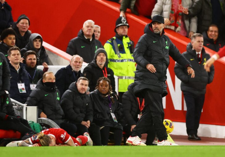 NOVI PEH ZA LIVERPOOL:  Klopp potvrdio da je njegov igrač zadobio prelom ključne kosti