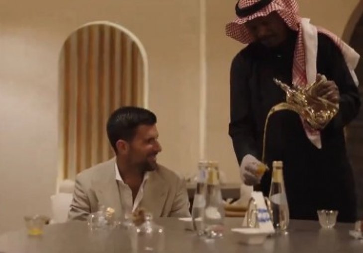BAŠ SU SE POTRUDILI: Pogledajte kakav su doček šeici priredili Đokoviću u Saudijskoj Arabiji