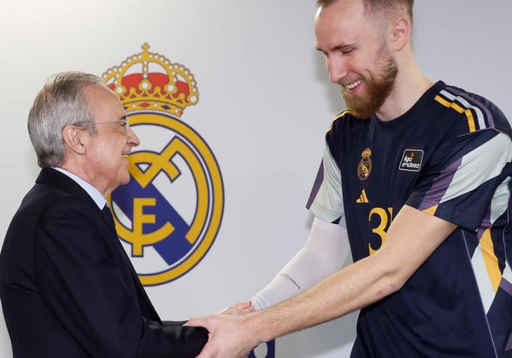 Florentino Perez posjetio košarkaše Reala uoči praznika: Musa nije krio oduševljenje