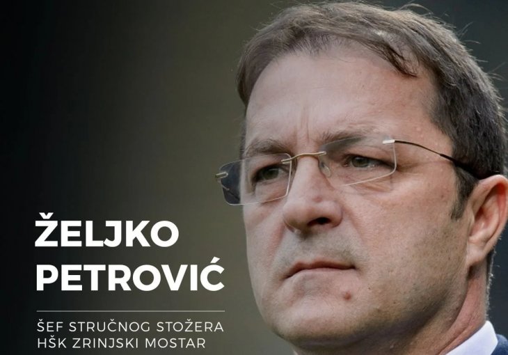 ZVANIČNO: Željko Petrović novi trener HŠK Zrinjski