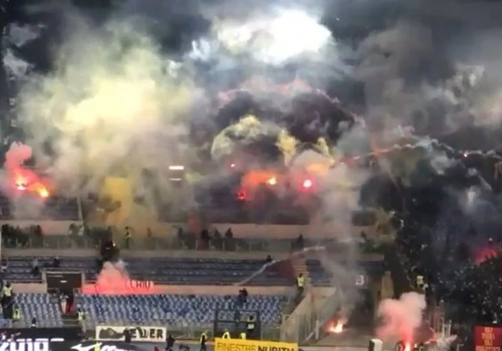 NA MEČU LAZIO-ROMA:  Savršena noć ekspresno se pretvorila u opštu katastrofu