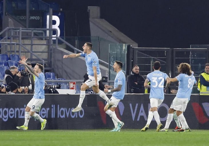 POBJEDA NEBESKOPLAVIH: Lazio slavio u gradskom derbiju i plasirao se u polufinale italijanskog Kupa