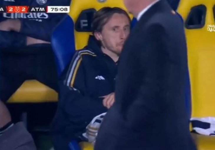 Modrić uhvaćen u 