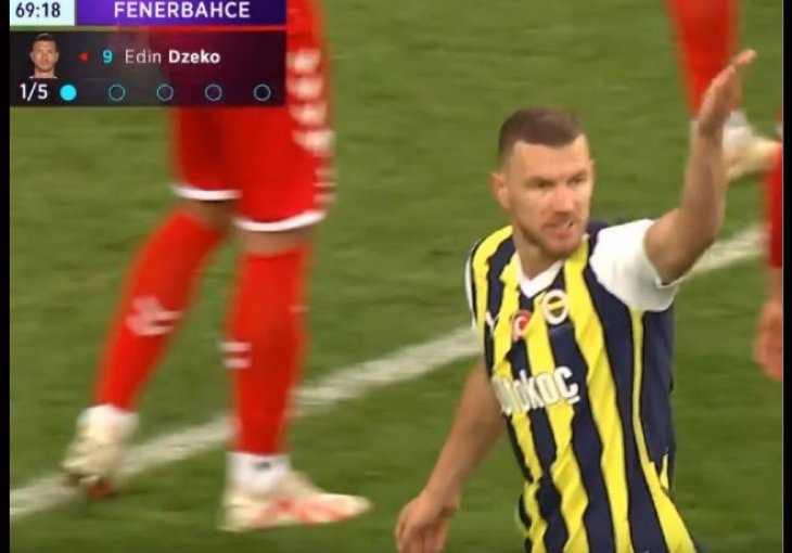 Ismail Kartal odlučio da izvede iz igre Edina Džeku, ljutiti Dijamant nije uspio da se iskontroliše