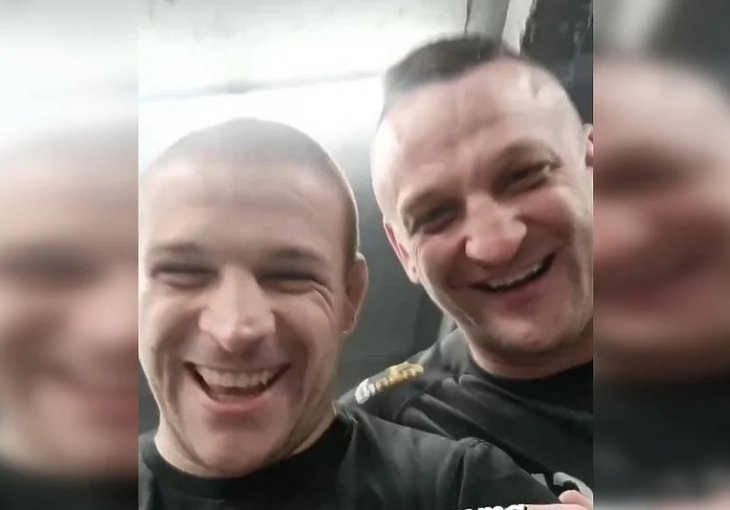 NAŠALILI SE S NJIM:  Bakočević i Fabjan 