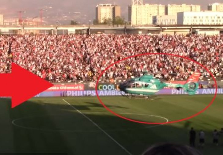 KAO LEPA BRENA! Bivša zvijezda Barce stigla helikopterom na stadion - A onda još jedno iznenađenje (VIDEO)