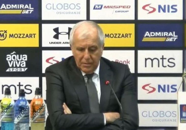 Partizan pretrpio novo ozbiljno poniženje: Press konferencija Željka Obradovića trajala svega minutu (VIDEO)